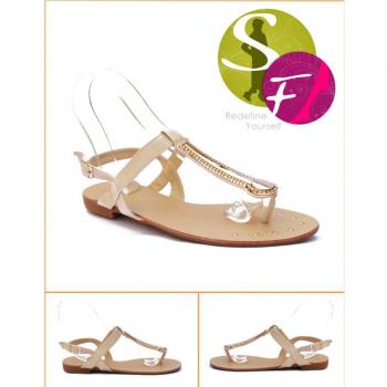Ladies Sandals in Shocking Pink 301